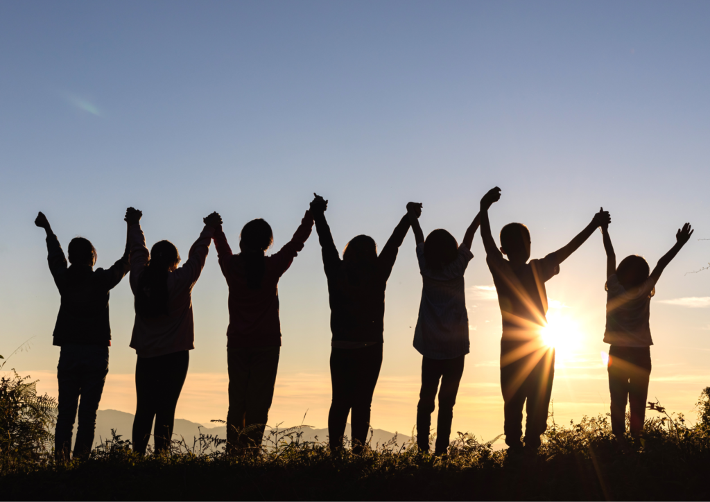 Image showing women holding hands; Charity Challenges for Non