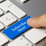 Image of a button on a computer key board that says "Subscribe Now!" representing Subscription Billing