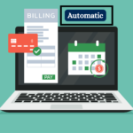 Image of automatic billing on a computer