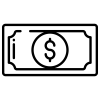 Image of a cash icon representing one of our payment methods