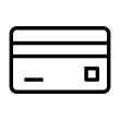 Image of a debit card icon representing one of our payment methods